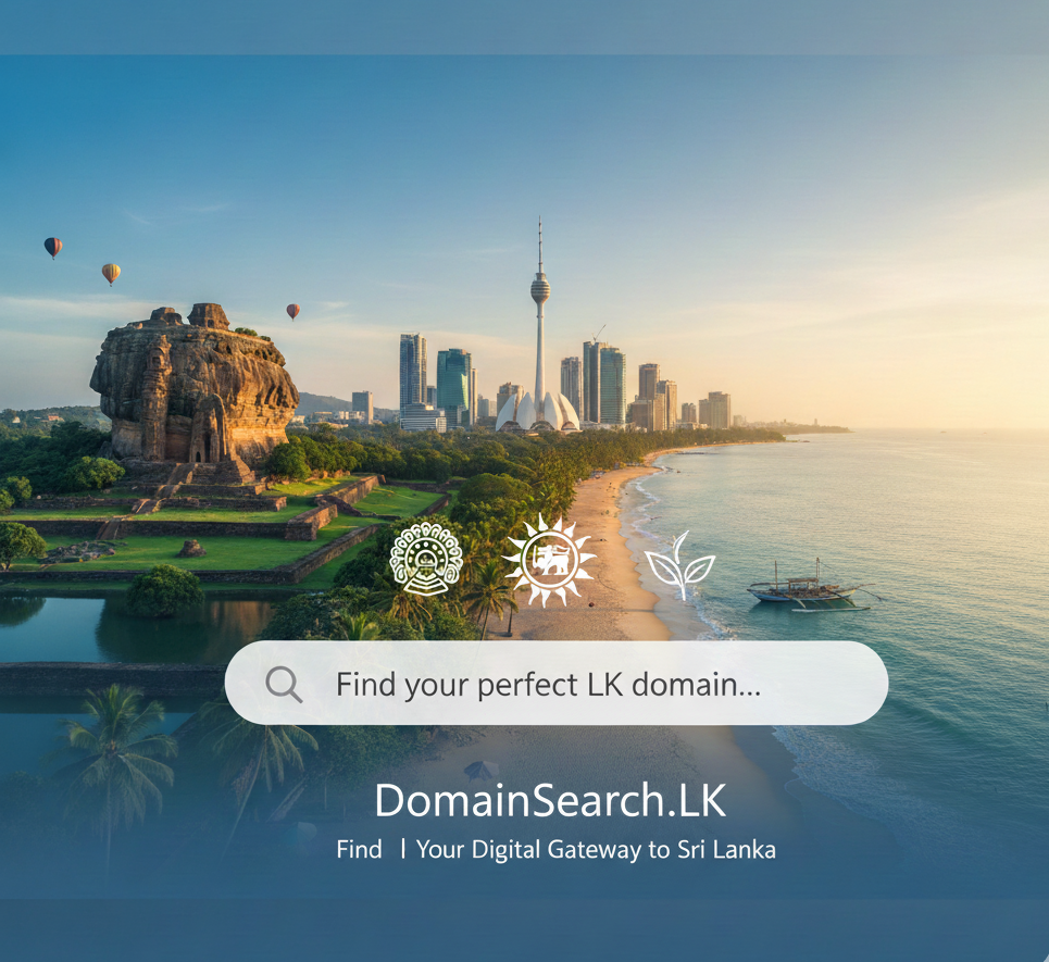 DomainSearch.lk Hero image